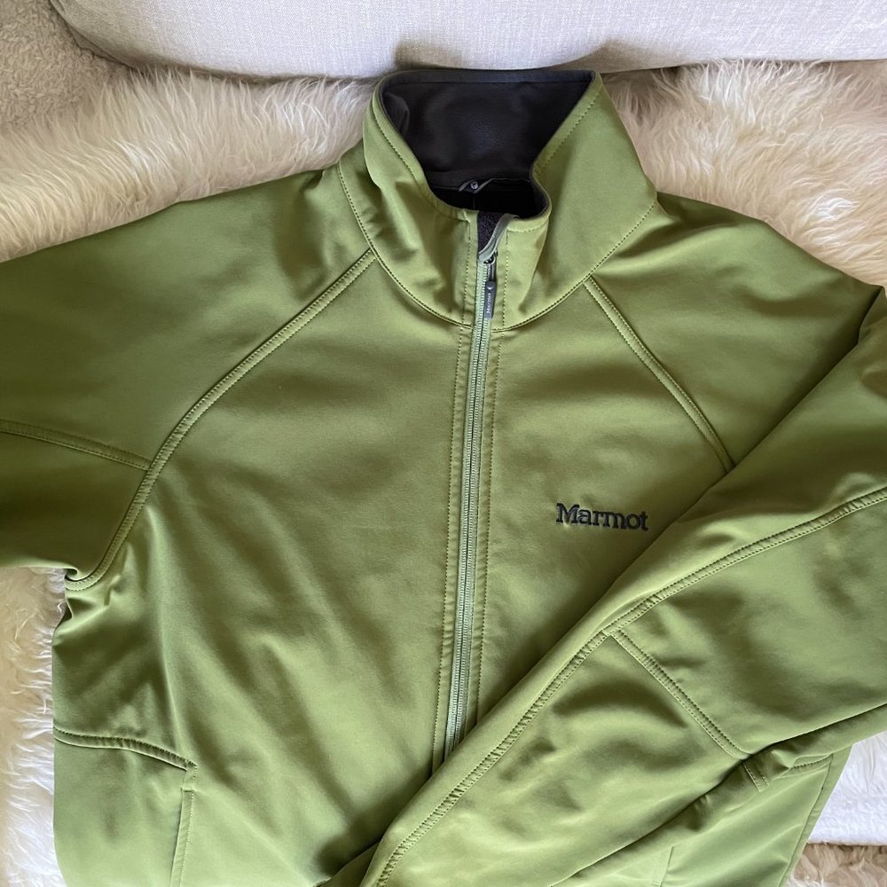 MARMOT Men's Softshell Jacket with Articulated Sleeves - Green L/G